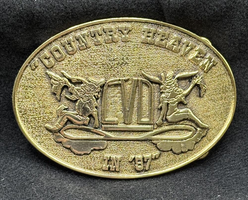 LTD Vintage Country Heaven Country Music Belt Buckle 1997 #151